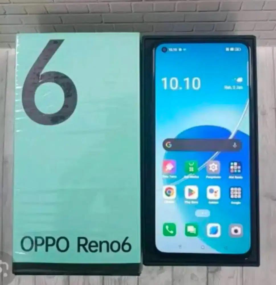 Murah hp Oppo Reno 6 8/128 LKP, bs TT