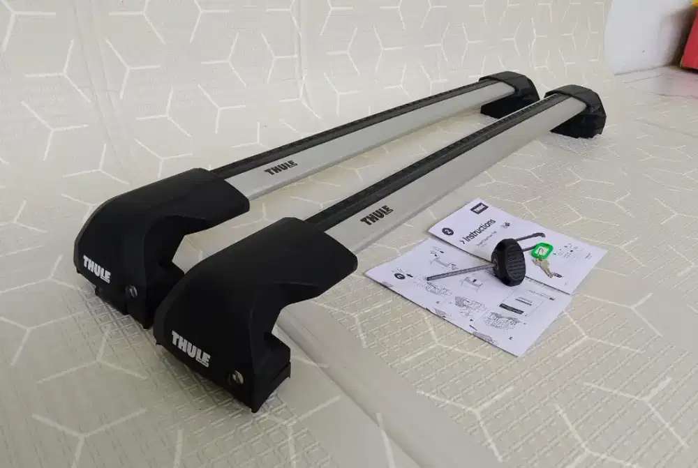 Crossbar THULE  Edge Evo flush rail + KIT all new pajero (new model)