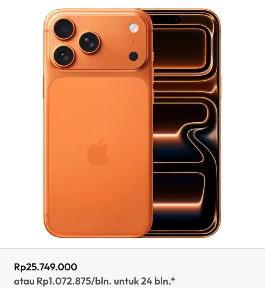 Iphone 17 Promax 256 - Cosmic Orange