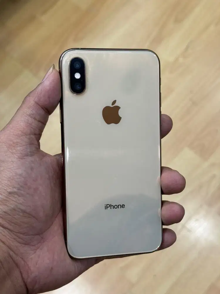 Iphone xs 64Gb Gold second mulus all operator permanen fullset
