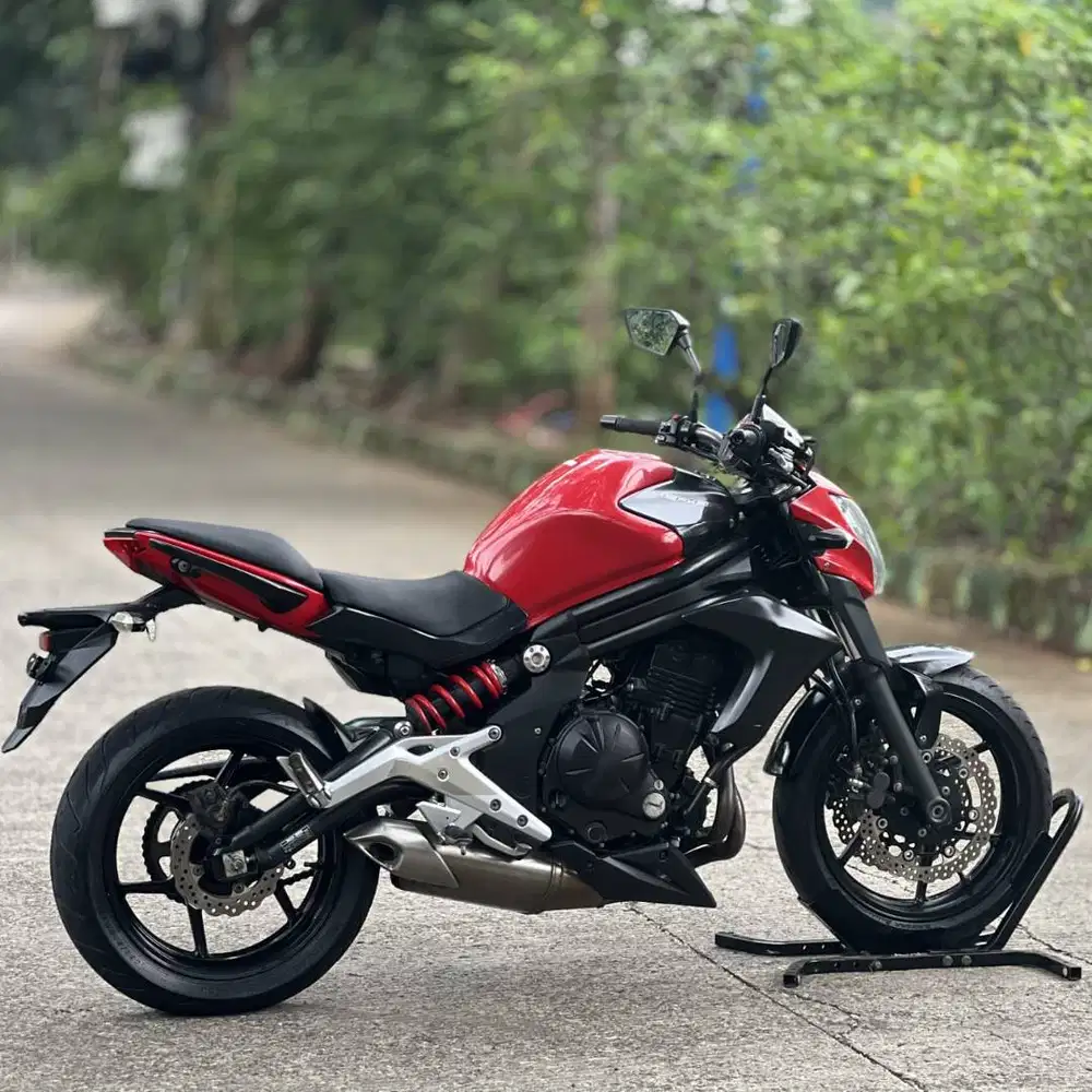 KEREN BANGET! KAWASAKI ER6N MERAH 2012 KM 15K PAJAK PANJANG GASPOL
