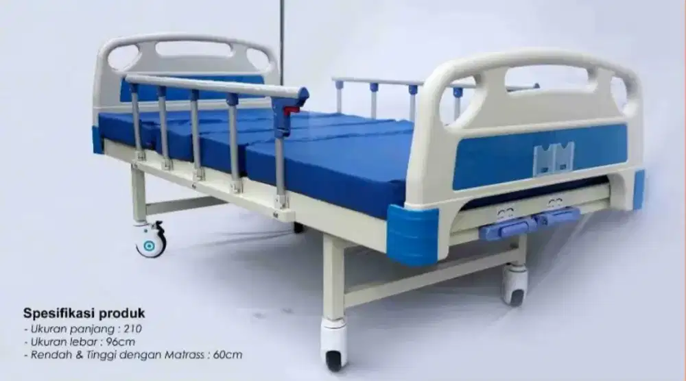 Bed tempat tidur pasien 2 engkol abs
