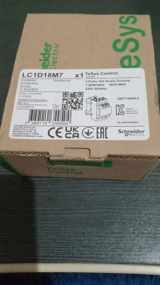 (BU)Dijual borongan Schneider circuit breaker-Contactor contacteur-Mcb