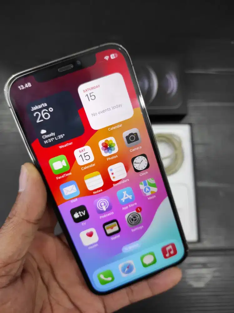 Iphone 12 pro 128 ibox
Garansi Resmi 
Bh 79%
Mulus 98%
Fullset origina