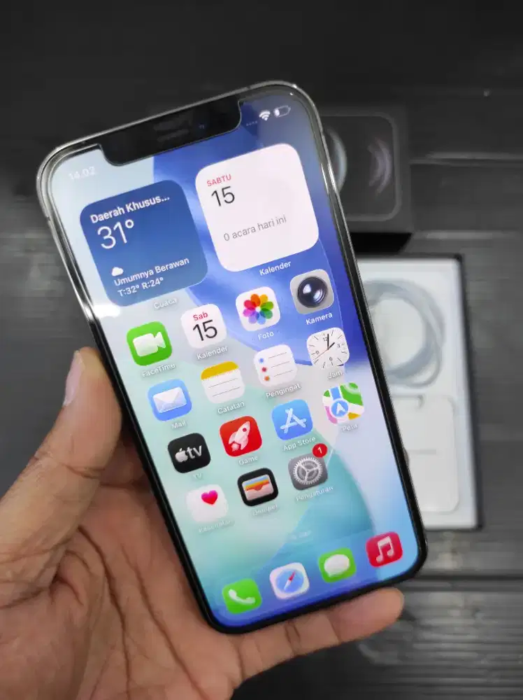 Iphone 12 pro 128  
Garansi LL/A
Mulus 98%
Bh 76%
Fullset original