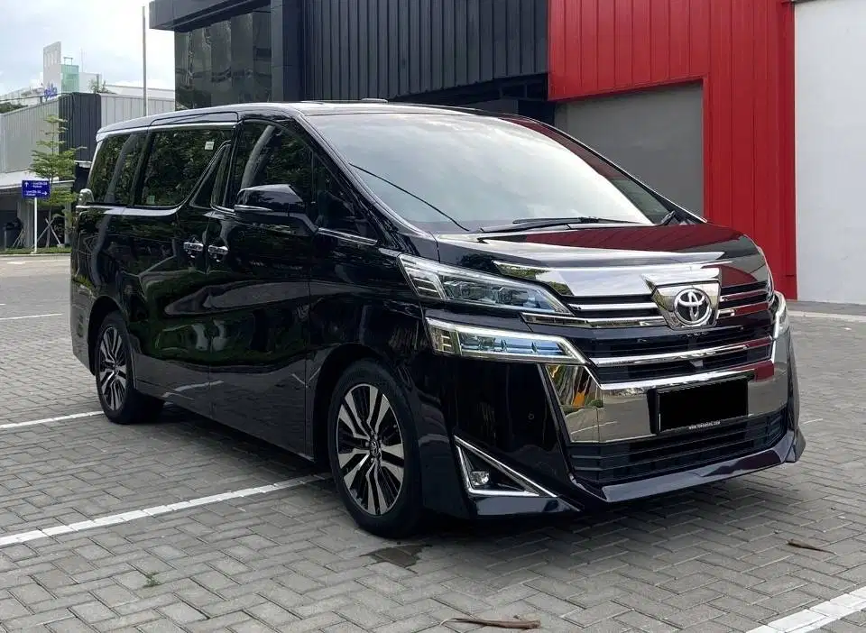 TDP MURAH Kredit Vellfire 2.5 G ATPM 2018 Hitam BERGARANSI Siap Pakai