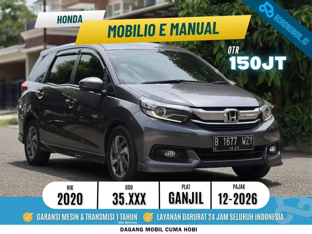 LOW KM HONDA MOBILIO E MANUAL 2020 SIAP PAKAI