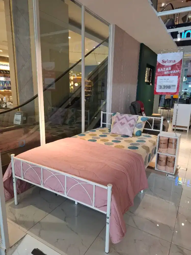 TEMPAT TIDUR SET UK 120 X 200 BISA CICIL 0%