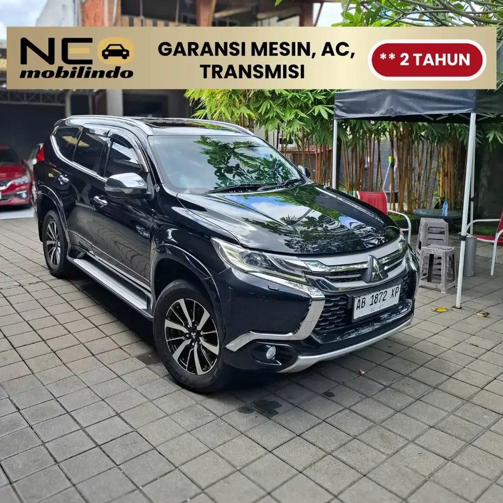 [ Garansi Mesin Matic ] PAJERO SPORT 2.4L DAKAR 2016 HITAM MIKA