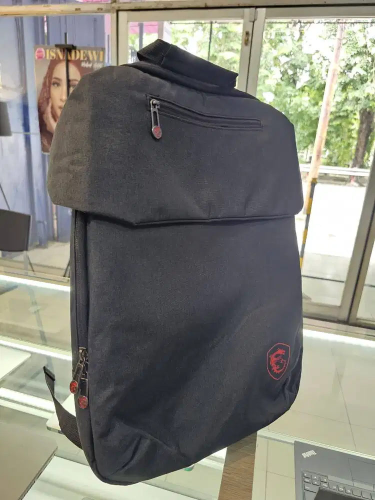 Tas Gamer Gaming MSI ori New cuci gudang logo Merah