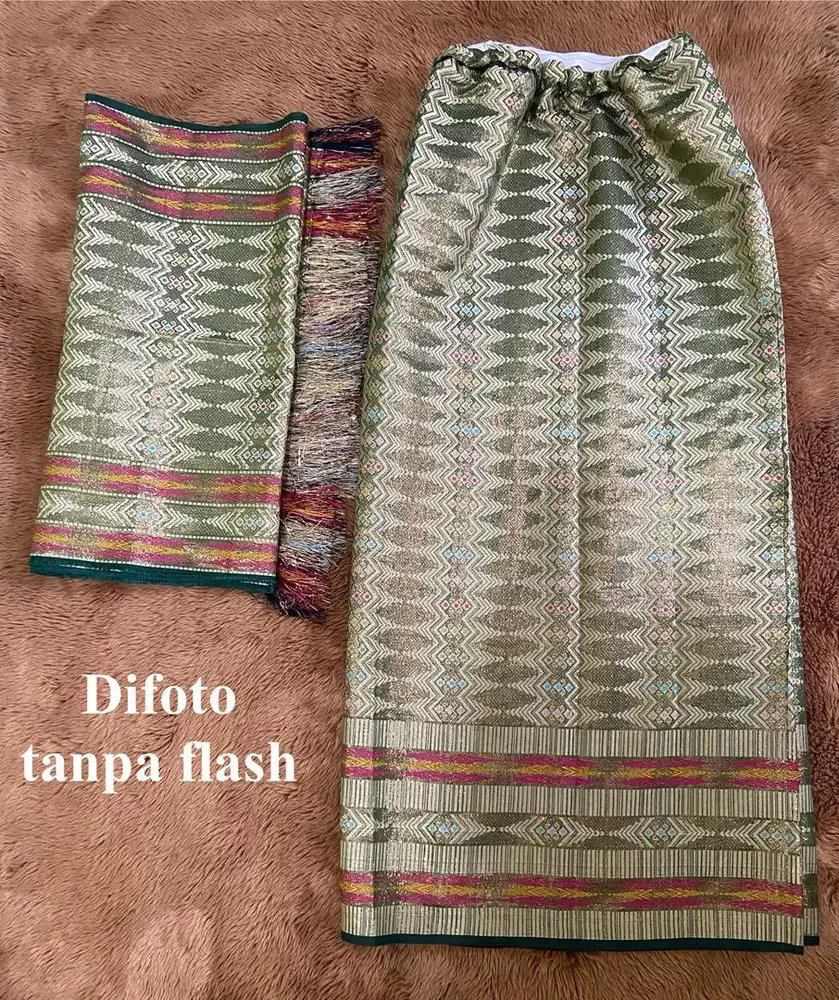 Set Kain Songket Thailand + Selendang