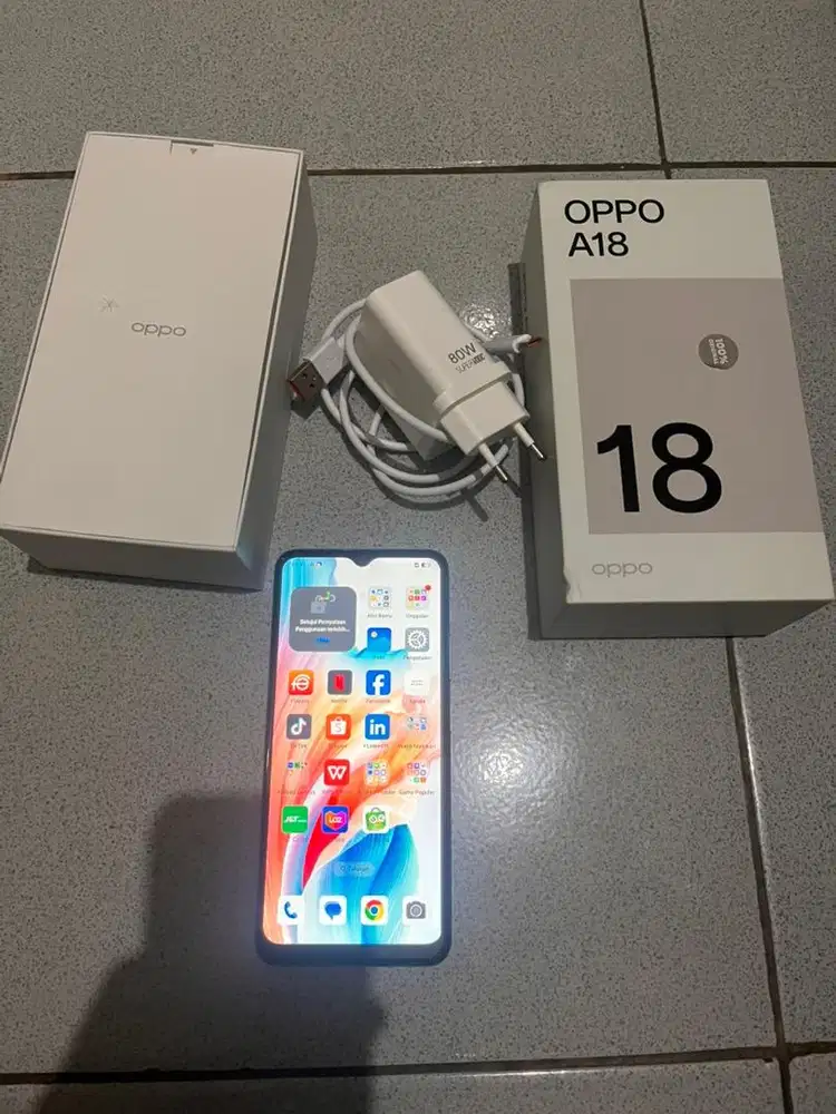 Jual oppo a18 ram 4/128 gb