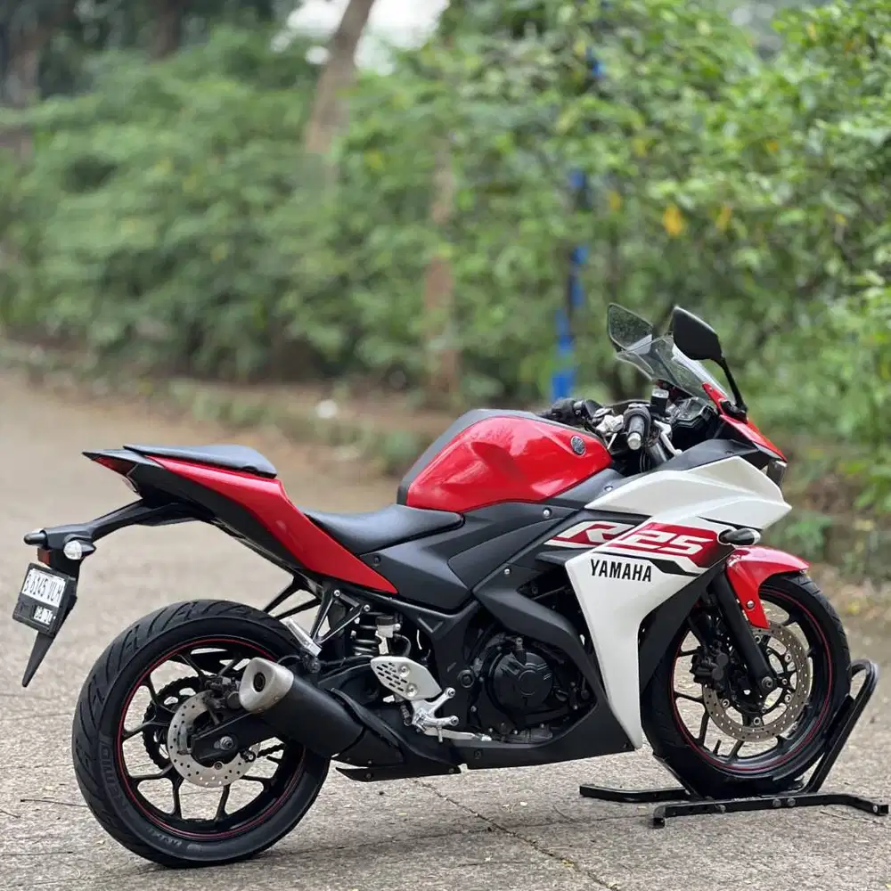KM LOW! YAMAHA YZF R25 V1 MERAH PUTIH 2015 PAJAK PANJANG SUPER GRES