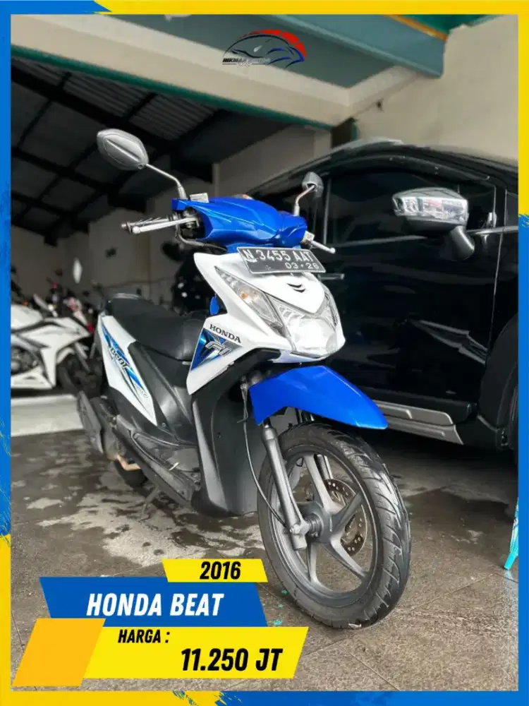 HONDA BEAT 2016 MANTAP POLL MASZEEHH HIKMAH MOTOR KEPUH MALANG