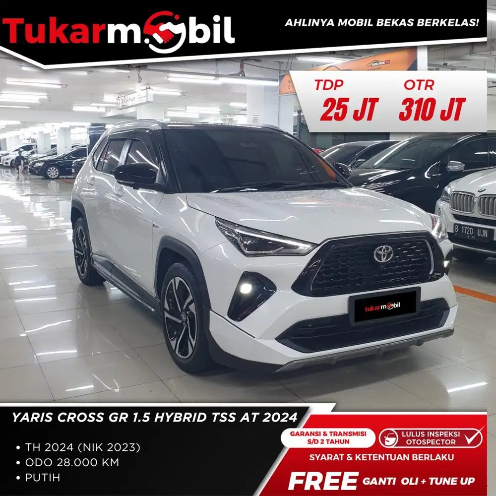 [BERGARANSI] TOYOTA YARIS CROSS GR 1.5 HYBRID MATIC TAHUN 2024 / 2023