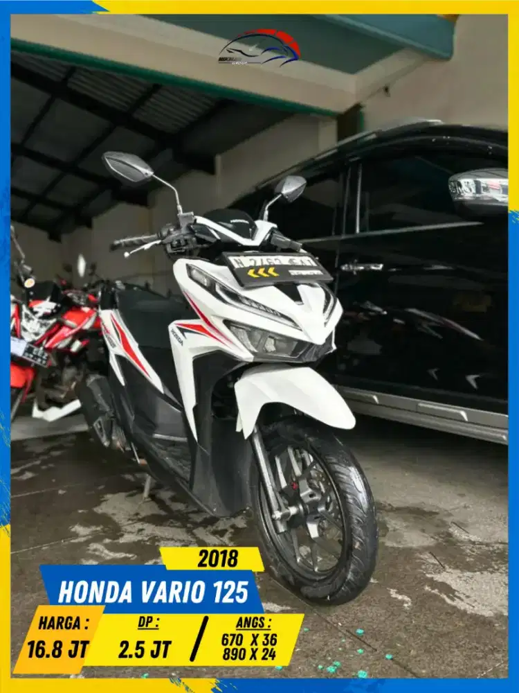 HONDA VARIO 125 2018 BARANG CIAMIK MASZEHH HIKMAH MOTOR KEPUH MALANG