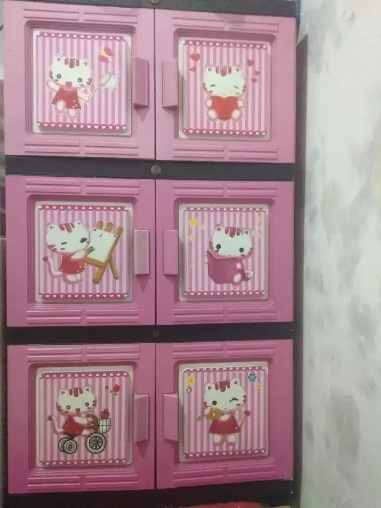 Lemari plastik 3 susun