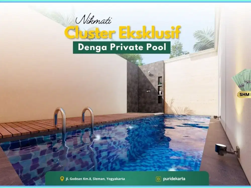 RUMAH KOLAM RENANG YOGYAKARTA MURAH DEKAT PASAR GODEAN