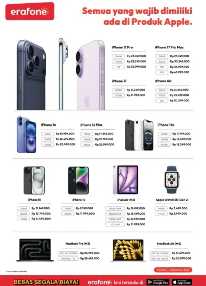 iPhone 13, 15, 16, 17 cicilan tanpa DP hanya pake KTP