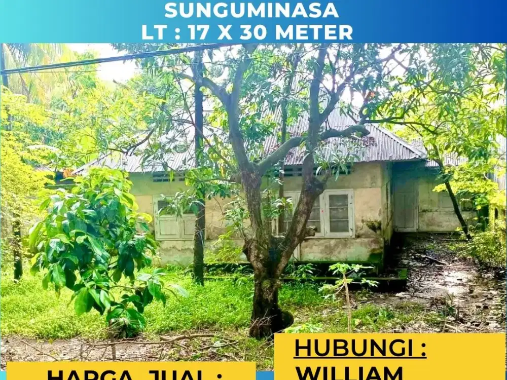 JUAL TANAH/RUMAH TUA JL HOS COKROAMINOTO GOWA