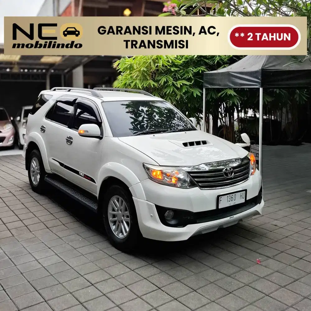 [ Garansi Mesin, Matic ] DP 24JT FORTUNER 2.5 G VNT TRD SOLAR 2012