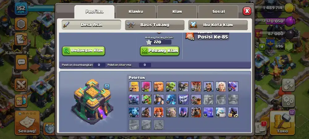 Game clash of clans siap pakai