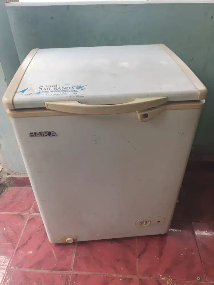 Di jual frizeer boox 100 liter siap pakai