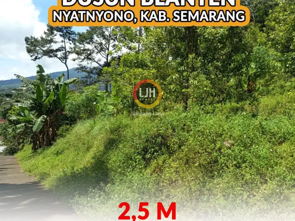 Tanah Siap Bangun di Ungaran Barat Kabupaten Semarang