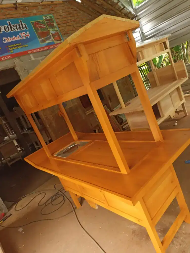 Gerobak Angkringan jg Melayani Pesanan Grobak Bakso Mie Bubur Sate dlL