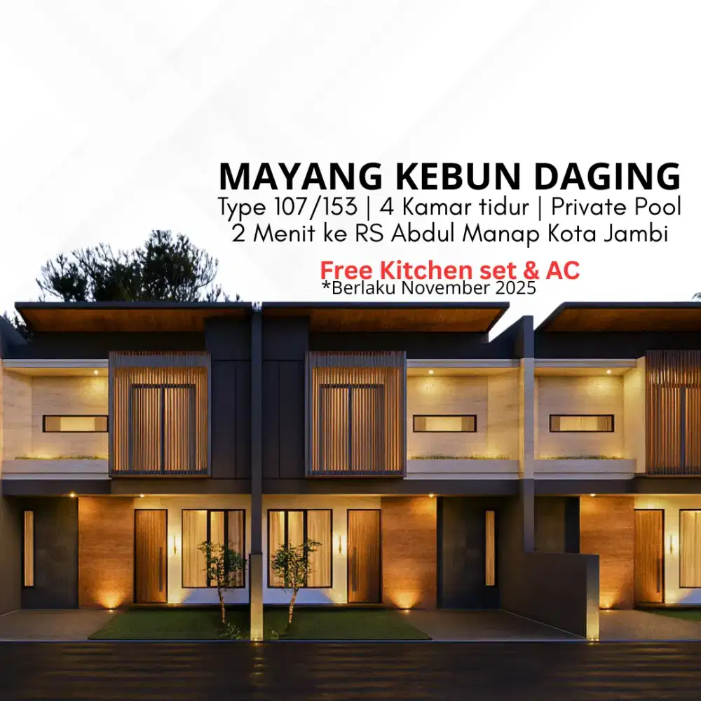 Jual rumah 2lantai di Mayang Kota Jambi