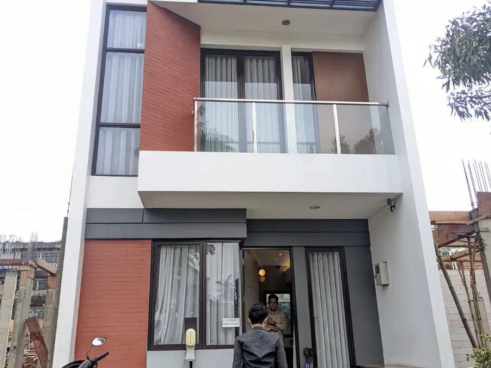 Dijual rumah modern di Cluster Excelia – Banjar Wijaya