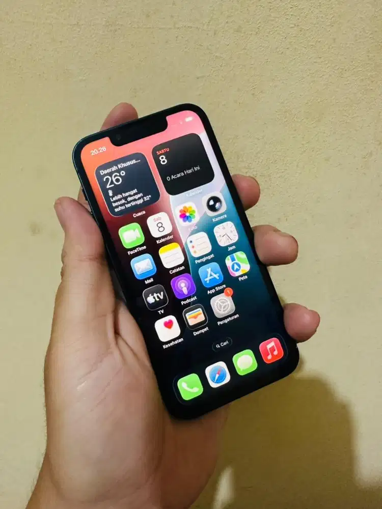 Iphone 13 mini 128 Hitam no minus