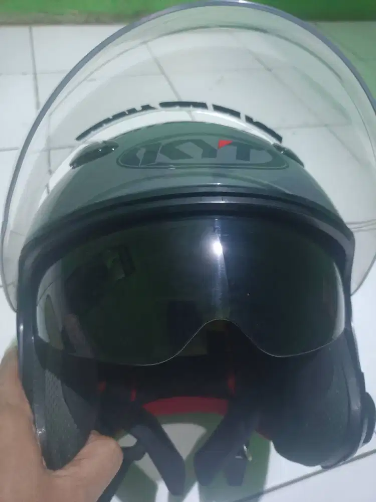 Helm KYT Double Visor, mulus ori