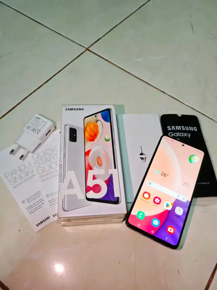 Samsung Galaxy A51 8/128 GB ORI Samsung Store Milik Pribadi Dari Baru