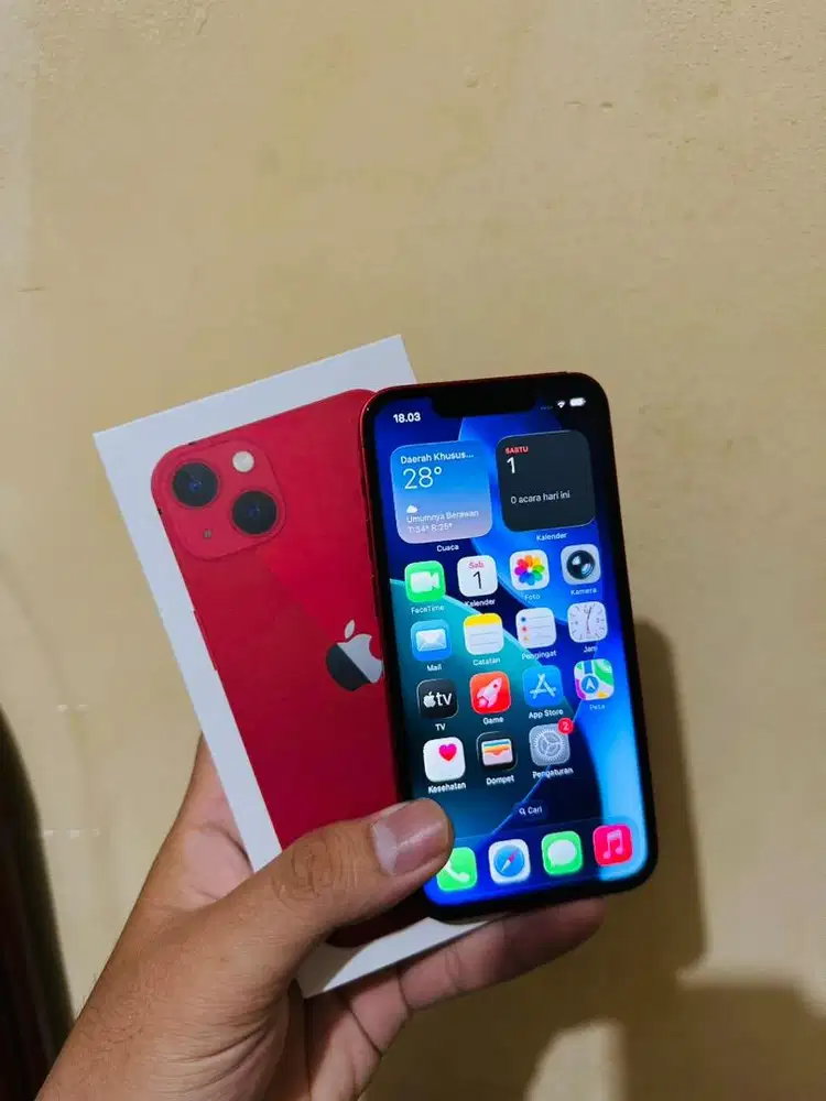 Iphone 13 mini 128 Merah
