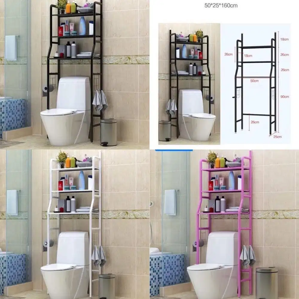 Ready Stock Rak Toilet estetik