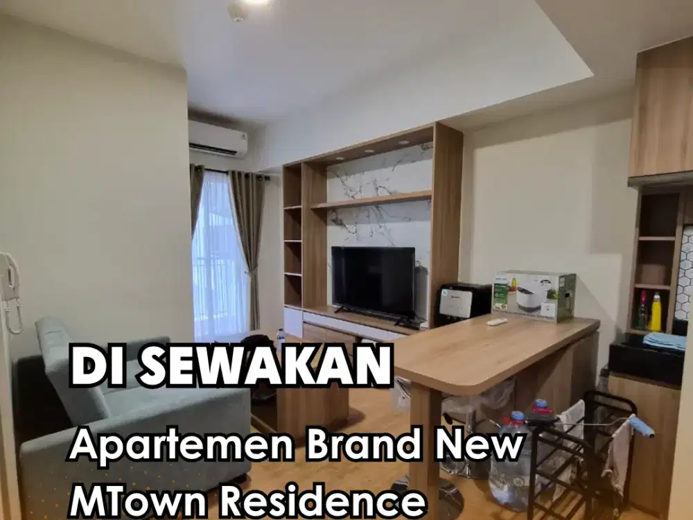 Disewakan Studio Apartemen !!  Brand New MTown Residence