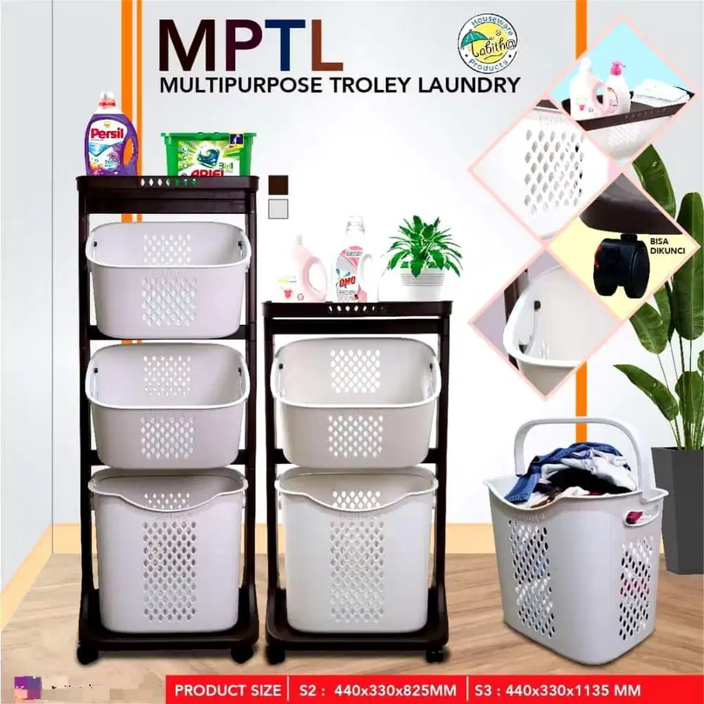 Ready Rak Londry MPTL 3 Tingkat