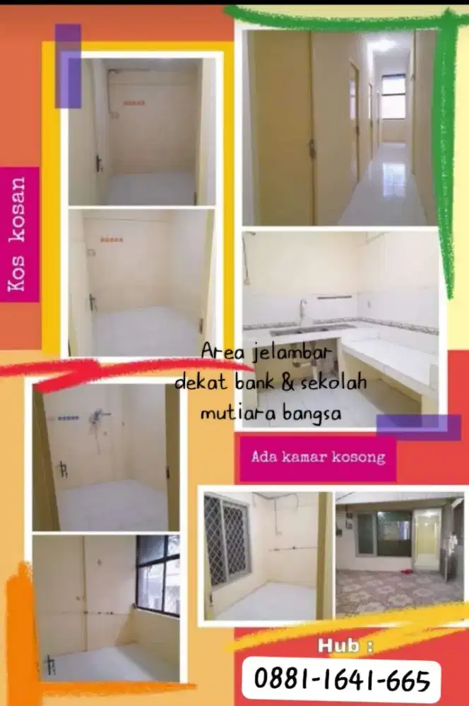 Kos di jelambar jakarta barat