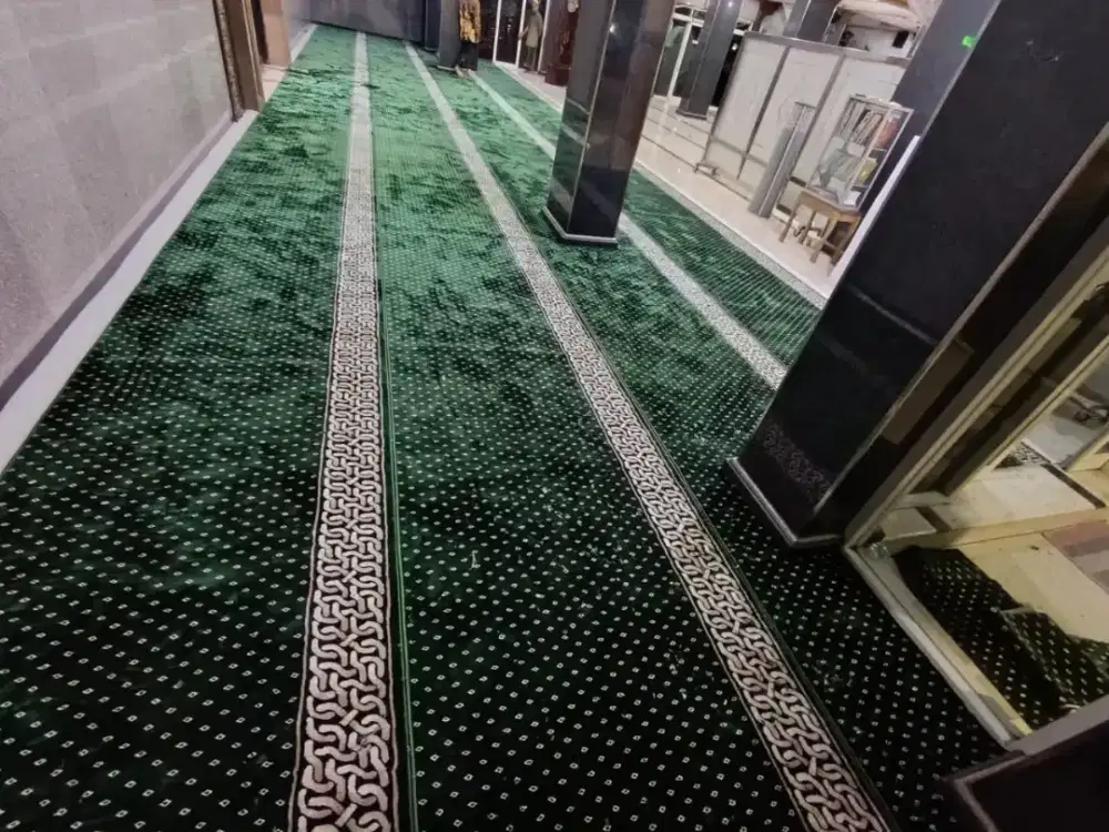 Ambal Sajadah Karpet Masjid Termurah. Tersedia Lokal maupun Import