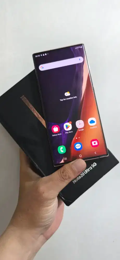 Samsung Note 20 Ultra 5G Ram 12/256gb No Minus Fullset