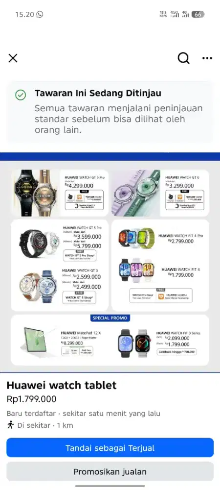 Promo Huawei November