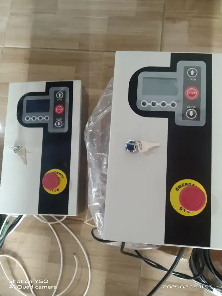 Motor servo dan panel untuk PVC Rapid Door