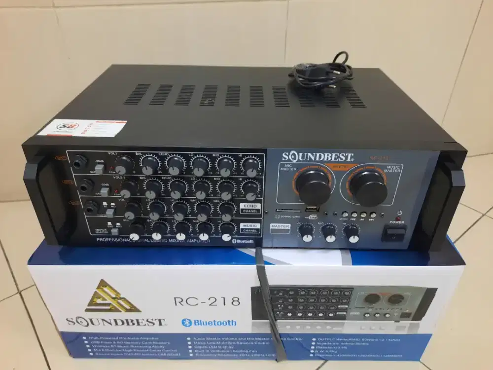 Jual power amplifier merek soundbest RC -218