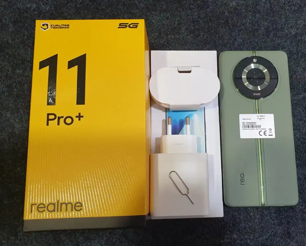 Ex Display Realme 11 pro+ Plus 5G Ram 12/512GB Kelengkapan Fullset Ori