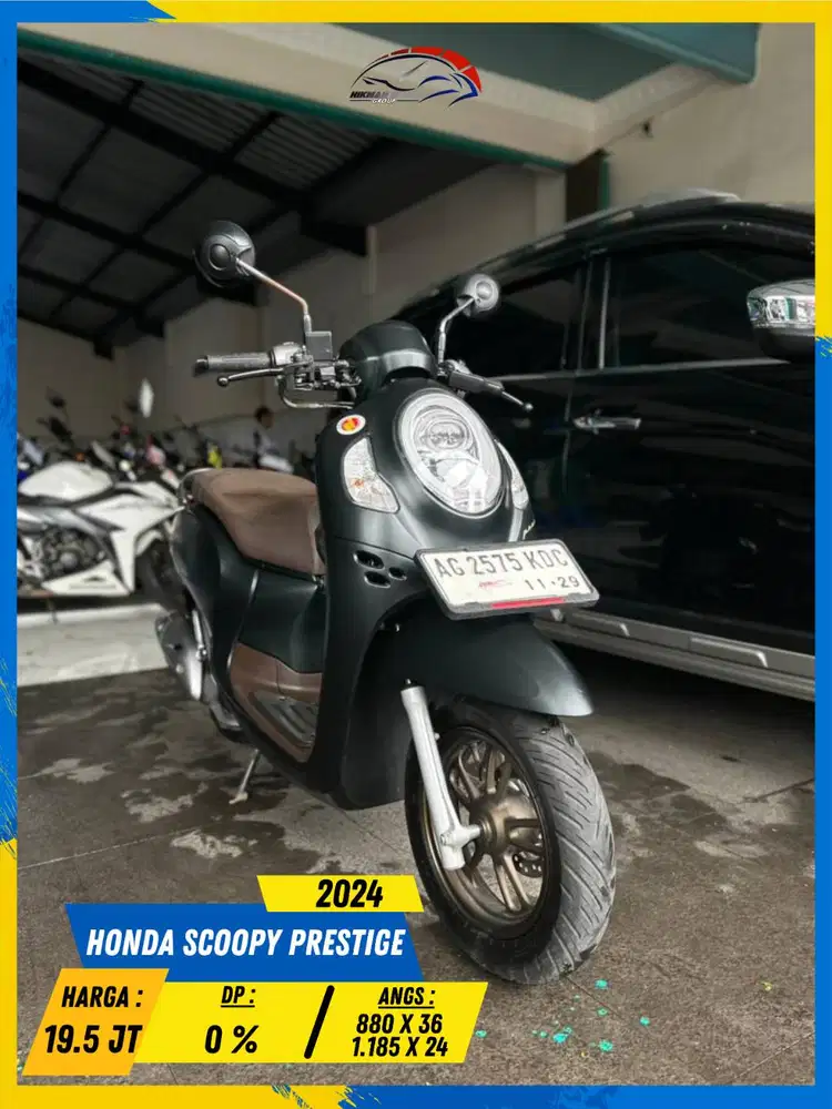 HONDA SCOOPY PRESTIGE 2024 LIKE NEW MASZEHH HIKMAH MOTOR KEPUH