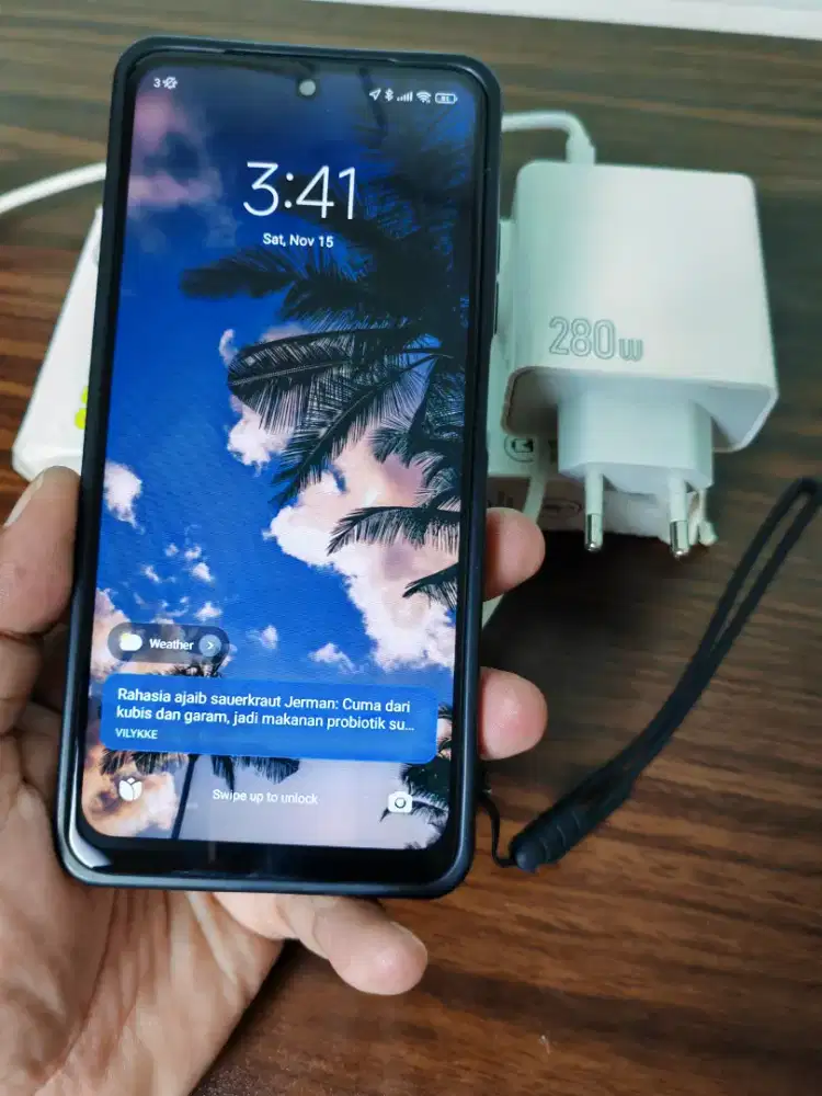 REDMI NOTE 10S 8/128 Bonus Tempered, fast charger, tali gantungan