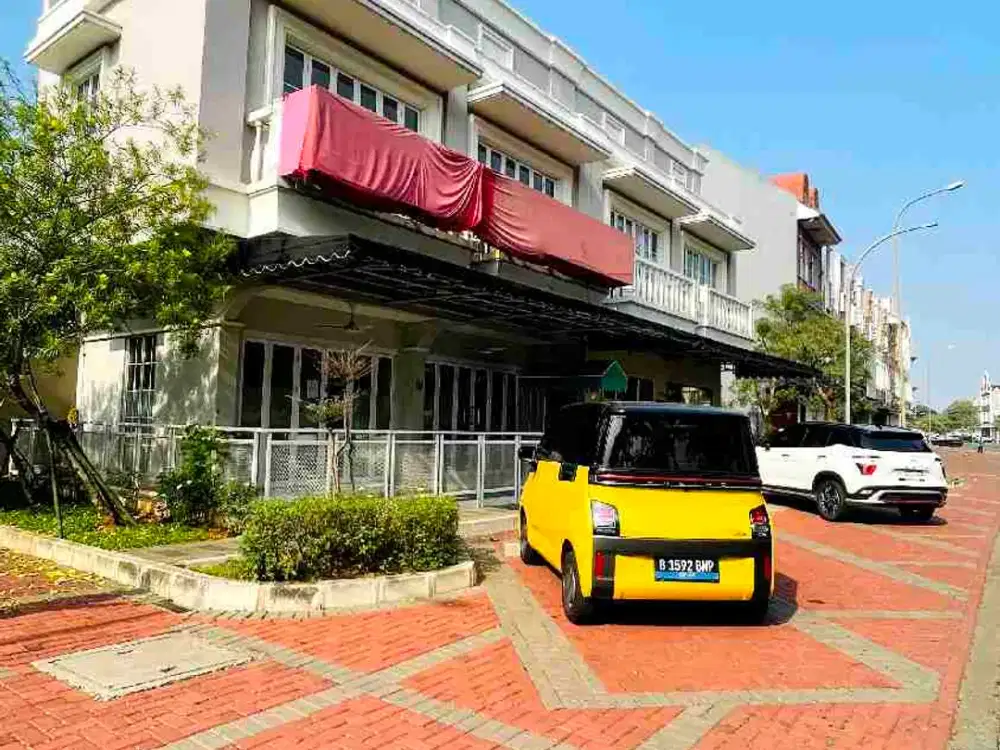 Disewa Cepat Ruko Solvang Gading Serpong Posisi Hoek Hadap Jalan Utama