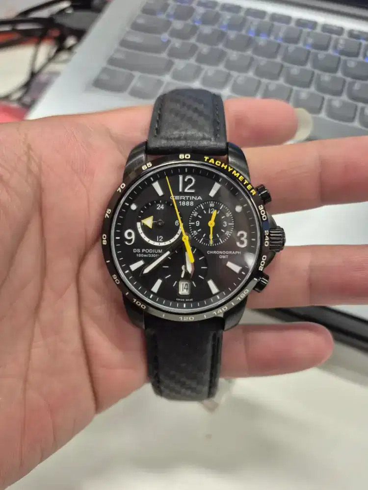 Jam Mewah Certina DS Podium Chronograph GMT Swiss Made