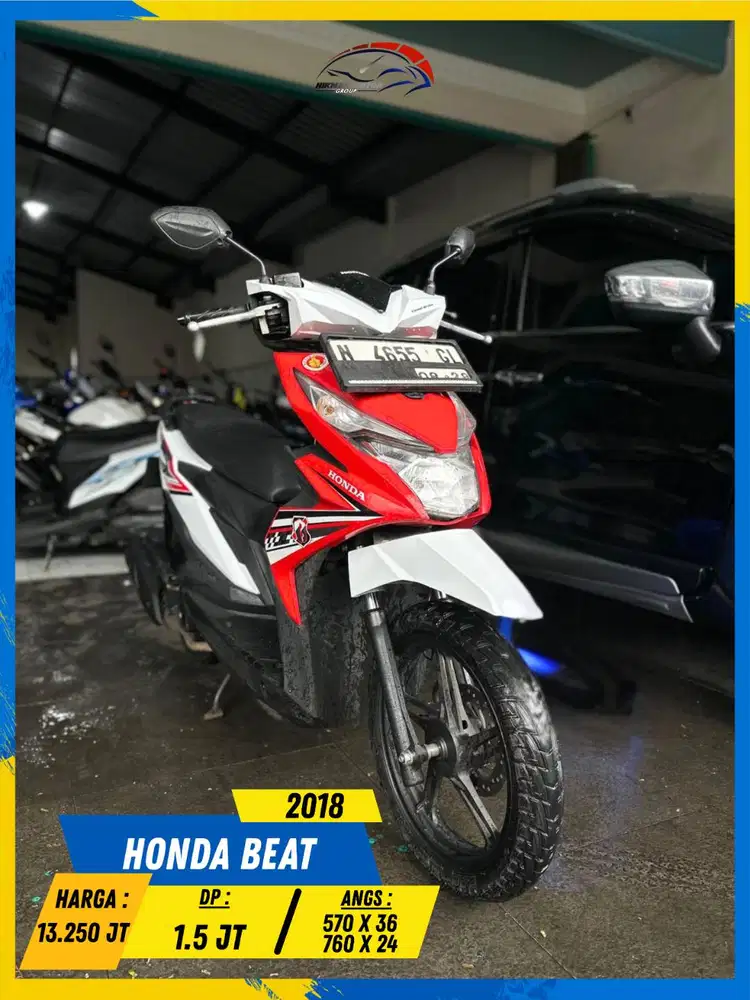 HONDA BEAT 2018 MONGGO GAS POLL HIKMAH MOTOR KEPUH